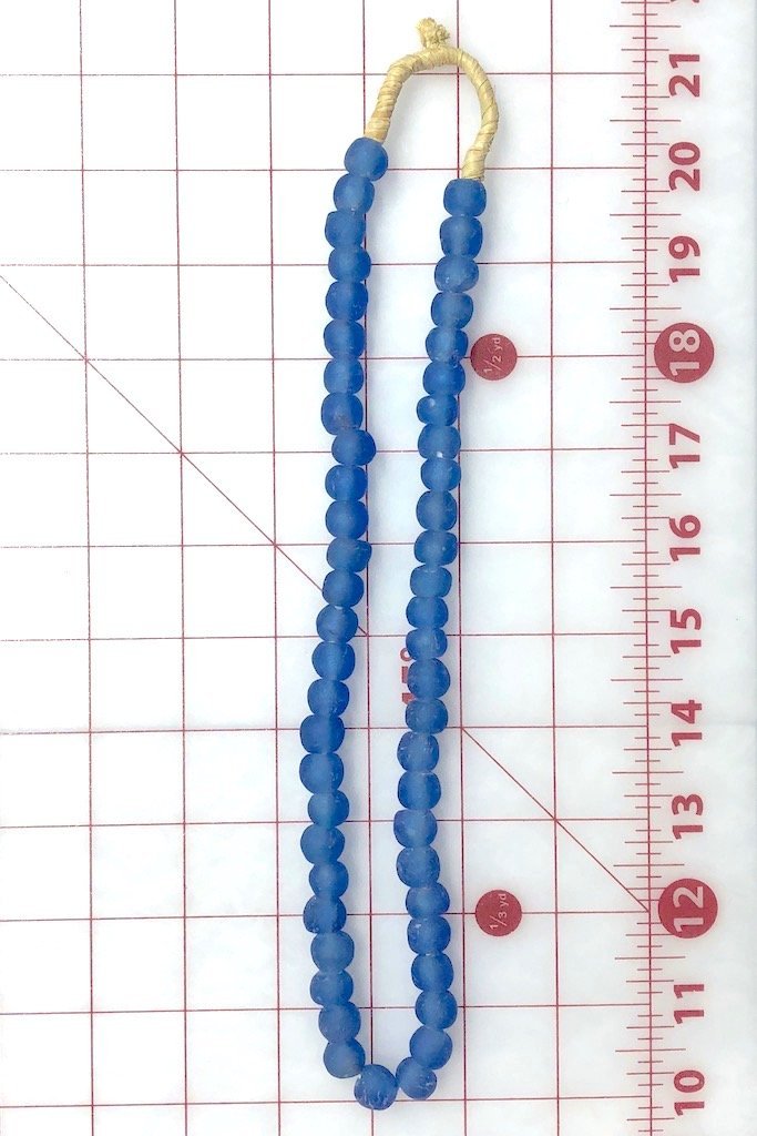 Recycled Glass Beads - Cornflower Blue-ThisBlueBird - Modern Vintage