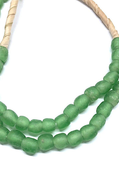 Recycled Glass Beads - Kelly Green-ThisBlueBird - Modern Vintage