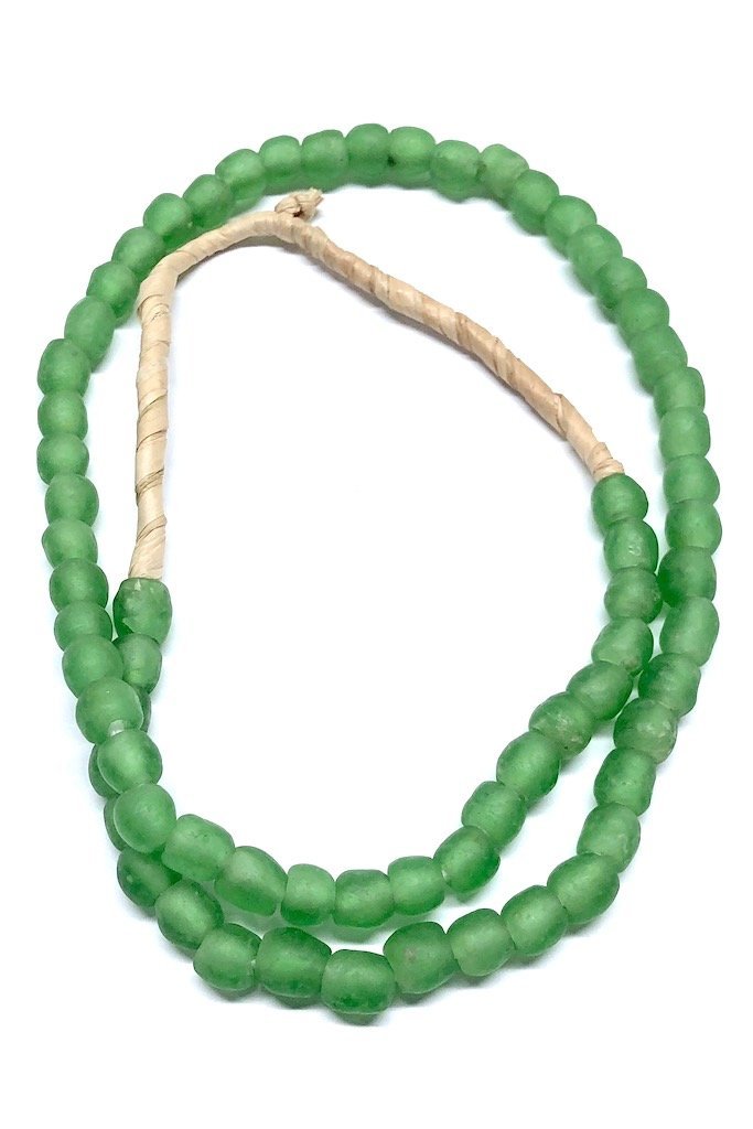 Recycled Glass Beads - Kelly Green-ThisBlueBird - Modern Vintage