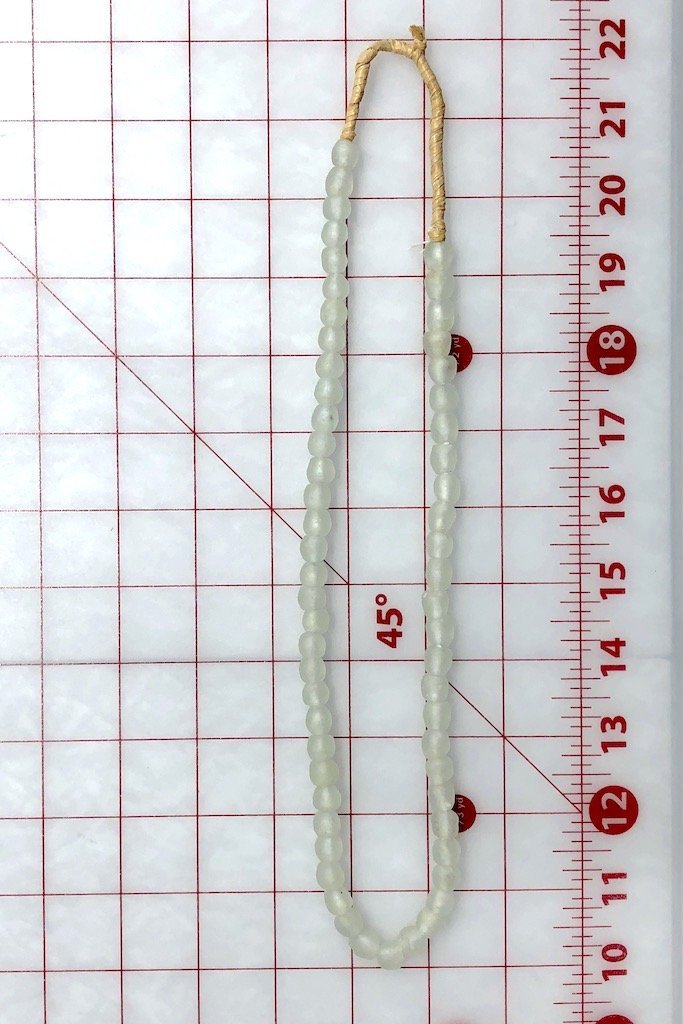 Recycled Glass Beads - Pale Aqua Blue-ThisBlueBird - Modern Vintage