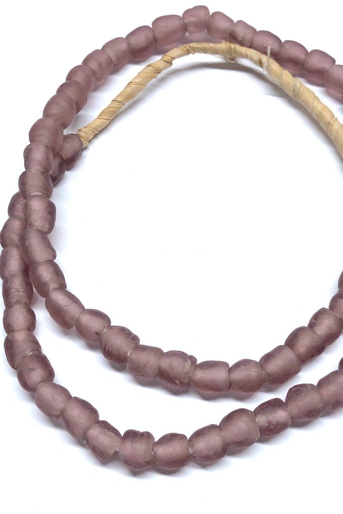 Recycled Glass Beads - Purple-ThisBlueBird - Modern Vintage