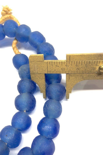 Recycled Glass Beads - Royal Blue-ThisBlueBird - Modern Vintage