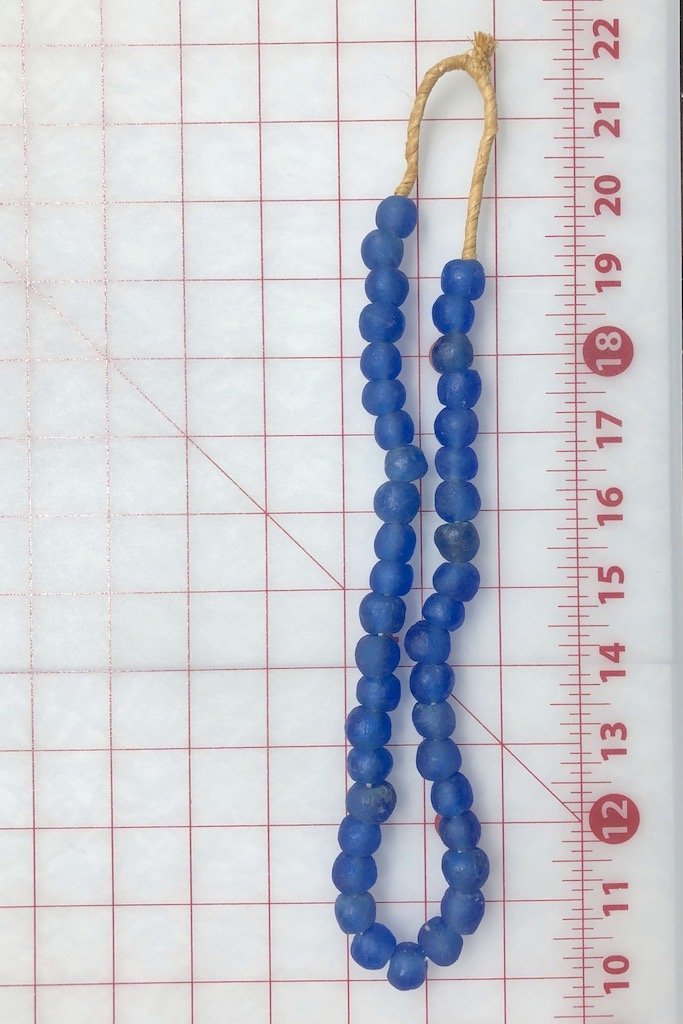 Recycled Glass Beads - Royal Blue-ThisBlueBird - Modern Vintage