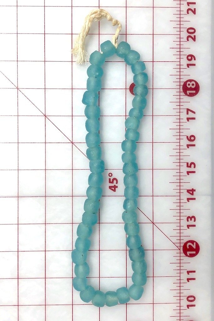 Recycled Glass Beads - Turquoise Blue-ThisBlueBird - Modern Vintage