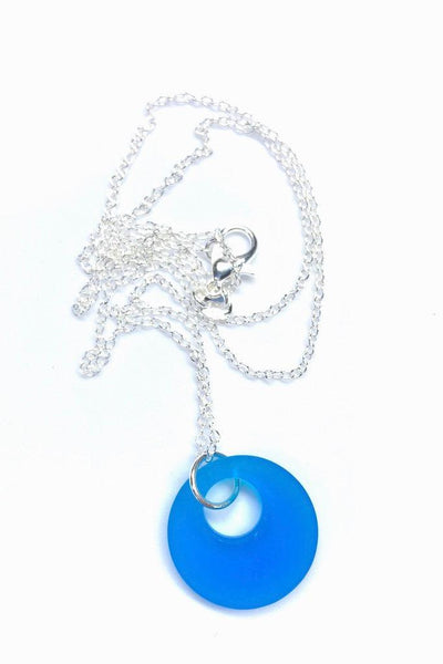 Sea Glass Donut Necklace-ThisBlueBird