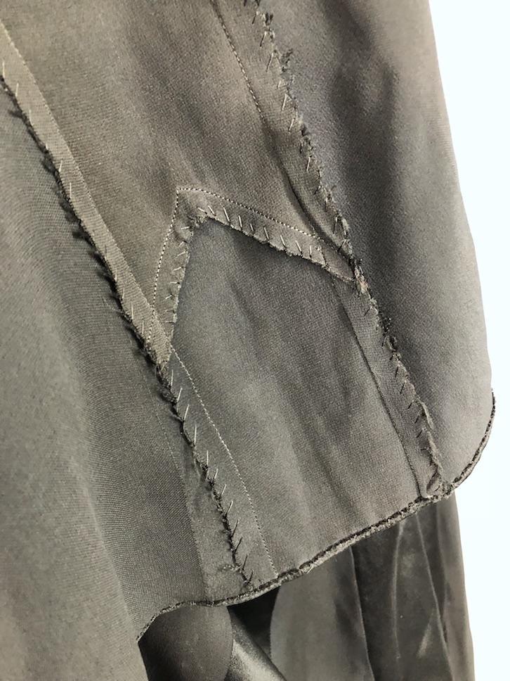 Vintage 1920s 1930s Silk Dress with Matching Vest - ThisBlueBird