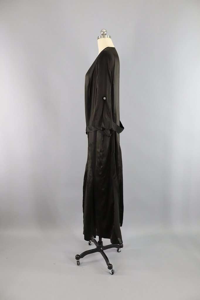 Vintage 1920s-1930s Silk Dress with Matching Vest – ThisBlueBird