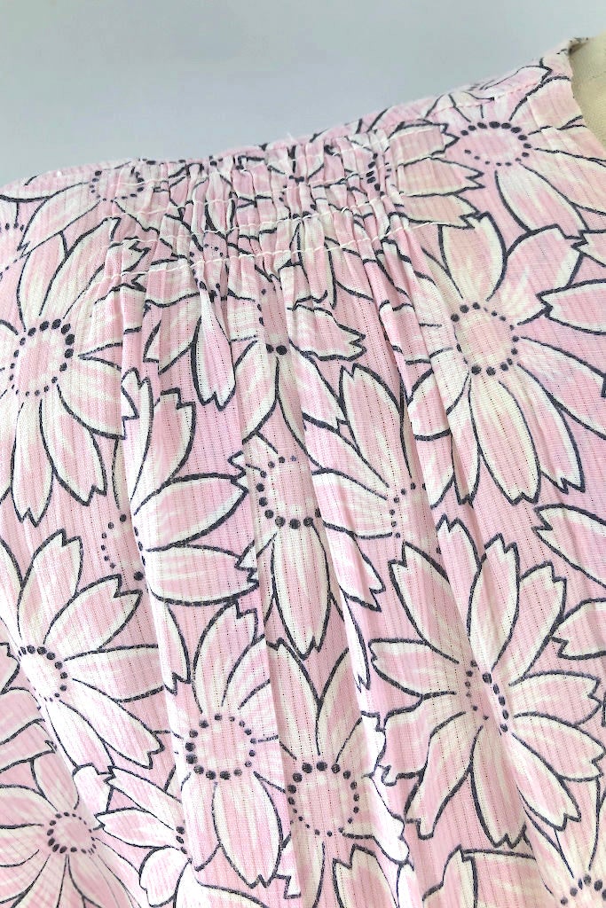 Vintage 1930s Pink Floral Cotton Dress-ThisBlueBird