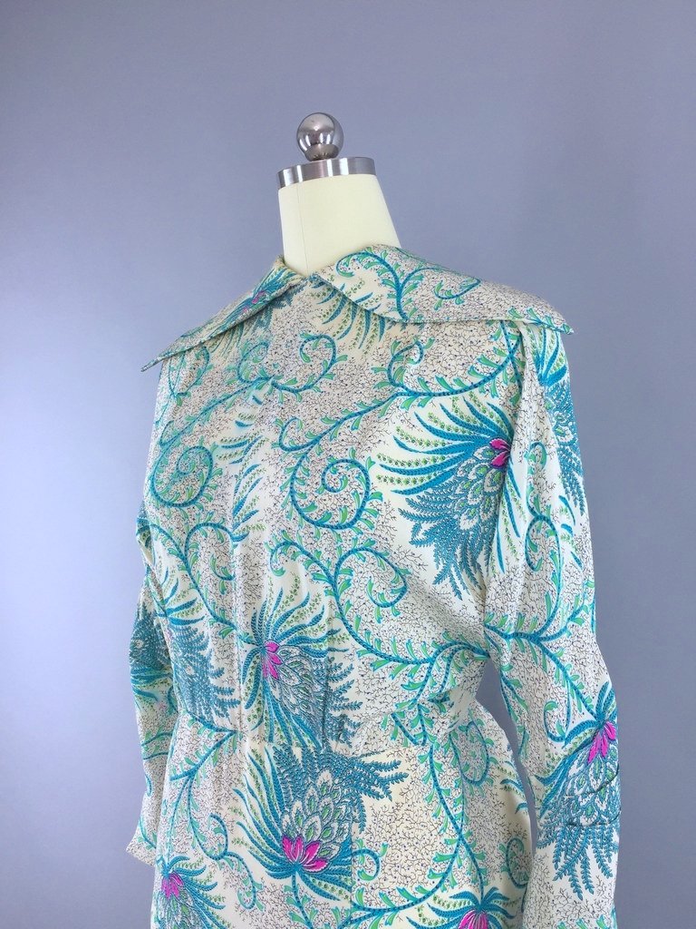 Vintage 1940s Henri Bendel Dress-ThisBlueBird