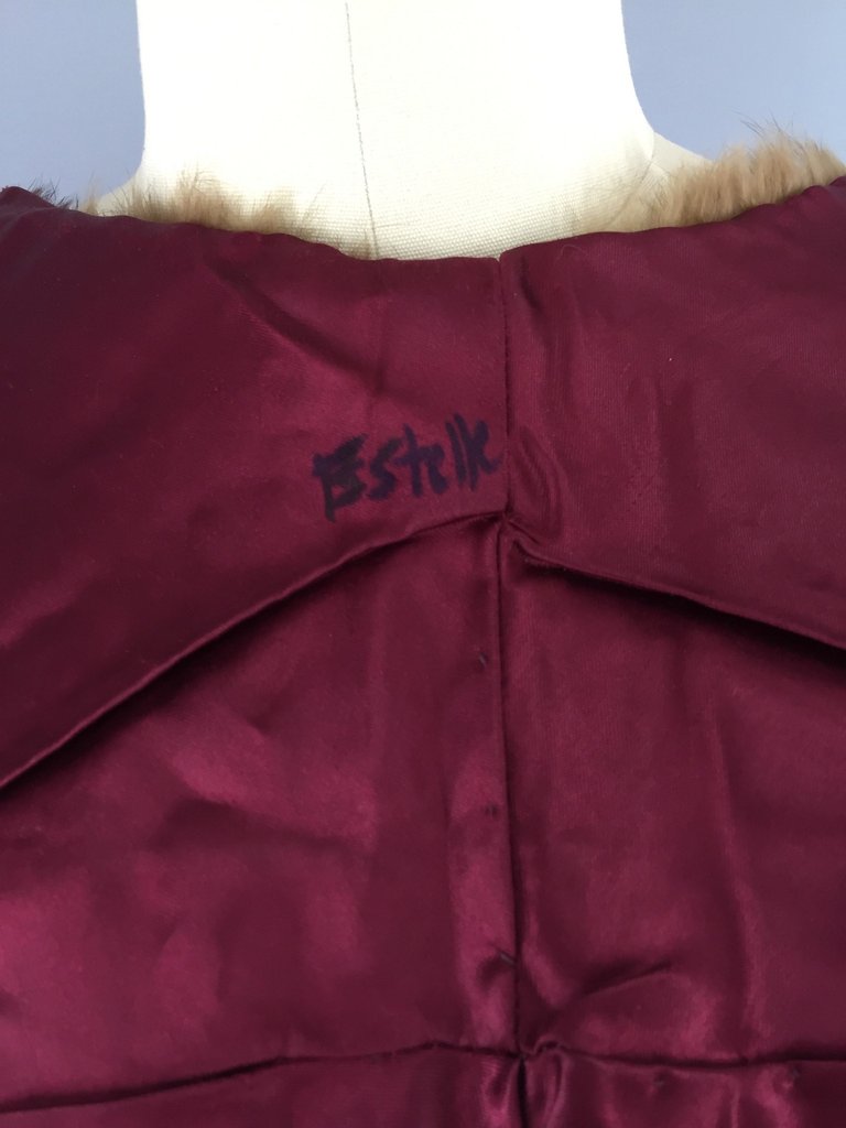 Vintage 1940s Small Dark Brown Fur Stole Wrap - ThisBlueBird