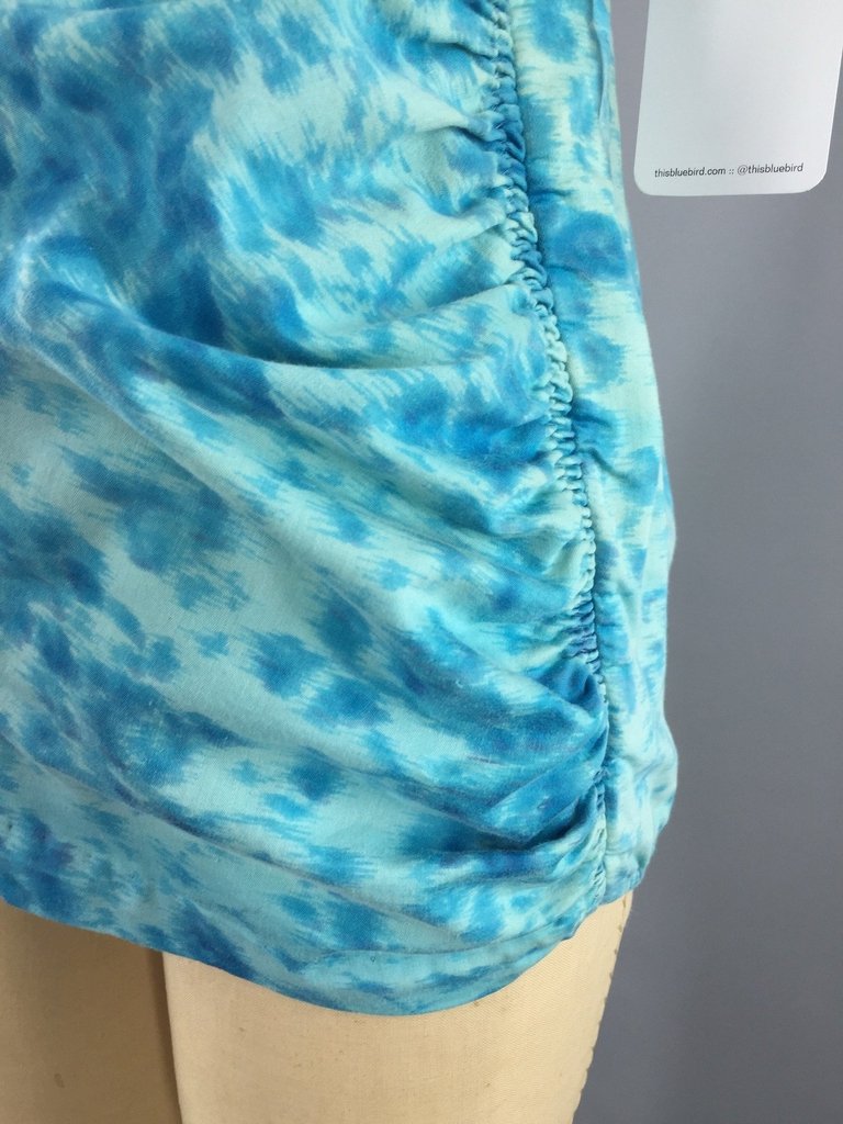 Vintage 1950s Blue Cotton Jantzen Swimsuit - ThisBlueBird