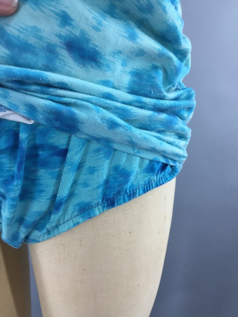 Vintage 1950s Blue Cotton Jantzen Swimsuit - ThisBlueBird