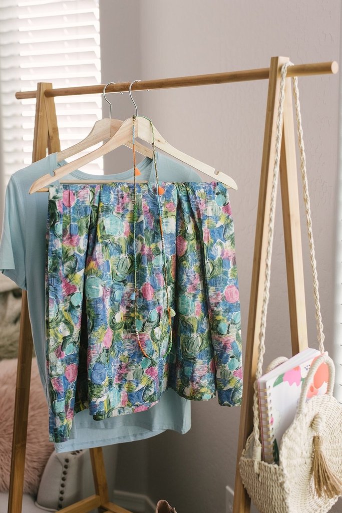 Vintage 1950s Novelty Print Skirt-ThisBlueBird - Modern Vintage