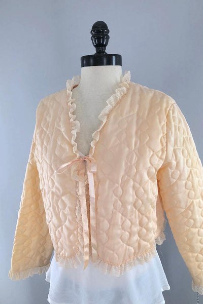 Vintage 1960s Bed Jacket-ThisBlueBird
