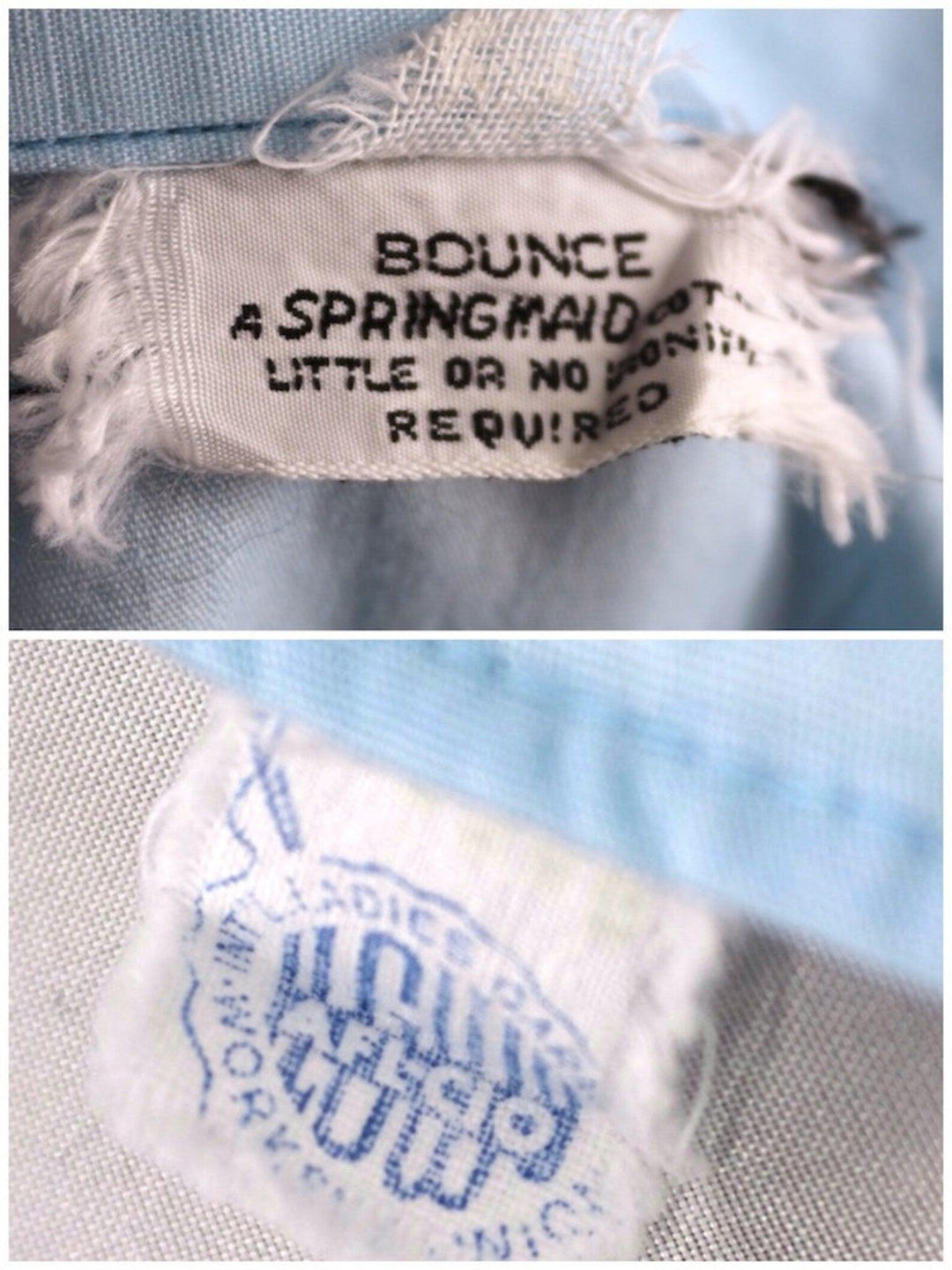 Vintage 1960s Sky Blue Women&