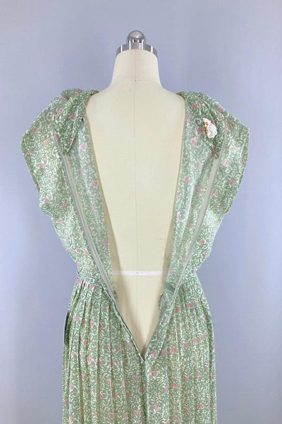 Vintage 1960s Summer Cotton Dress-ThisBlueBird