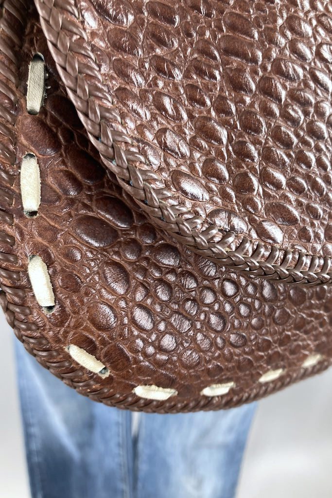Vintage 1970s Cowgirl Boots Leather Purse-ThisBlueBird
