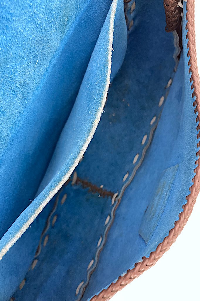 Vintage 1970s Cowgirl Boots Leather Purse-ThisBlueBird