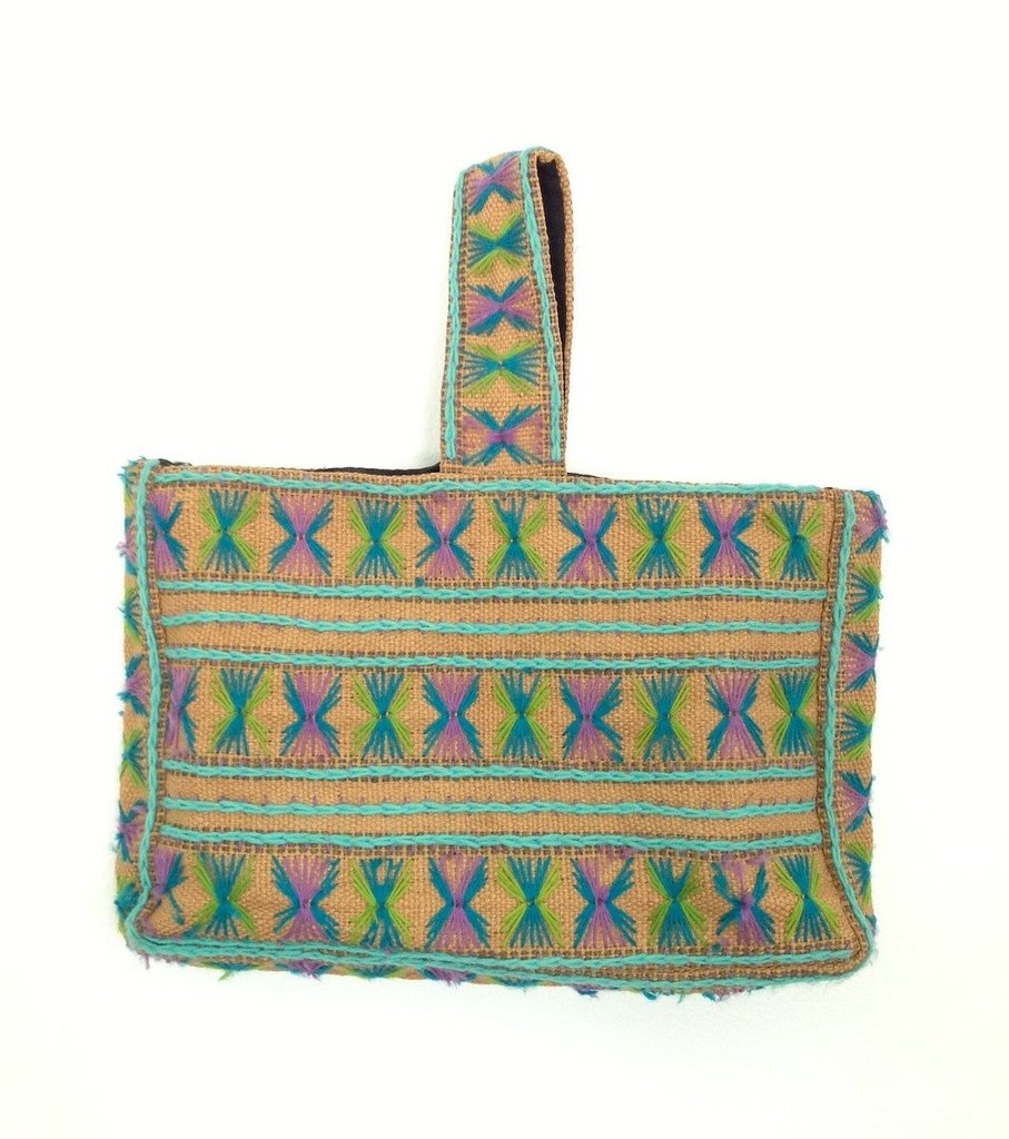Vintage 1970s Jute Market Tote Bag - ThisBlueBird