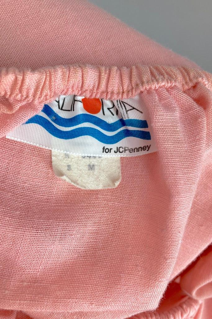 Vintage 1980s Pink Lace Tunic-ThisBlueBird