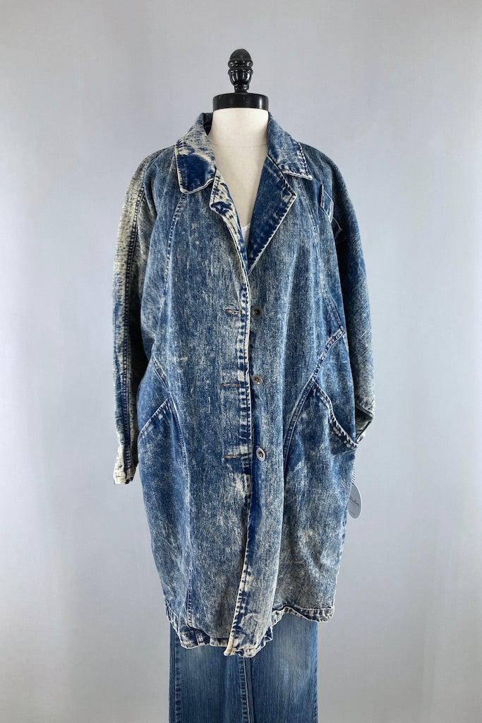 Vintage 80s Acid Washed Denim Jacket-ThisBlueBird