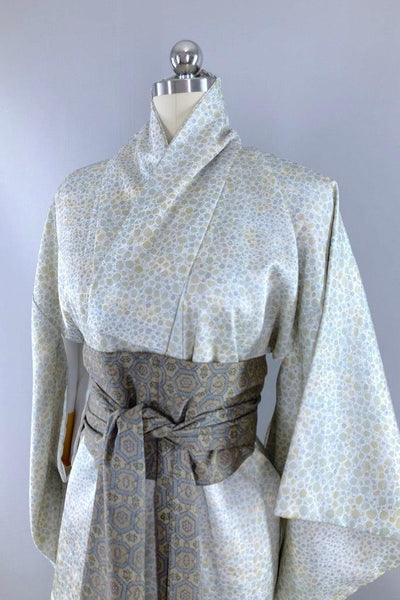Vintage 80s Pebble Print Kimono-ThisBlueBird