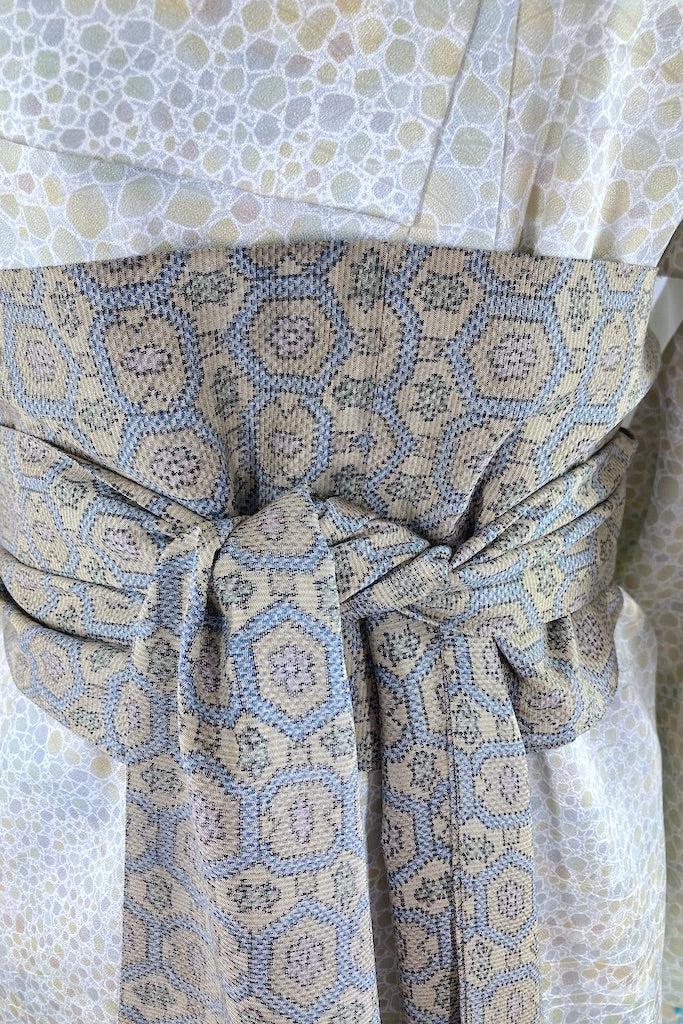 Vintage 80s Pebble Print Kimono-ThisBlueBird