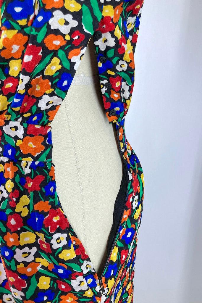 Vintage 80s Valentino Day Dress-ThisBlueBird