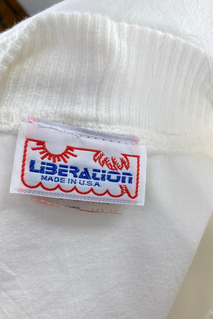 Vintage 80s White Cotton Jacket-ThisBlueBird