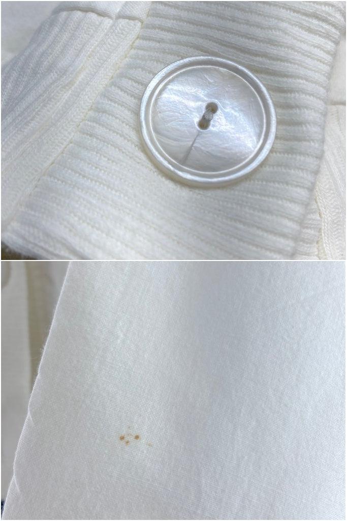 Vintage 80s White Cotton Jacket-ThisBlueBird