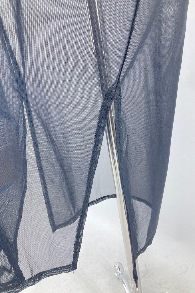 Vintage 90s Sheer Maxi Dress-ThisBlueBird