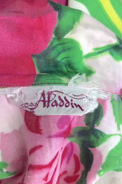Vintage Aladdin Rose Print Blouse-ThisBlueBird - Modern Vintage