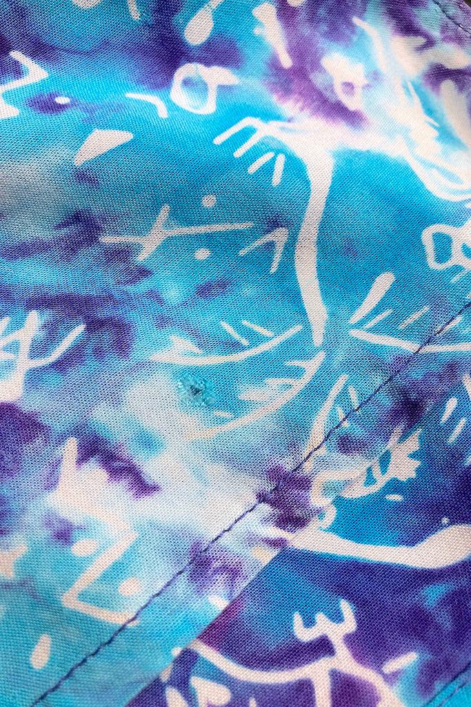 Vintage Aqua Bali Batik Dress-ThisBlueBird