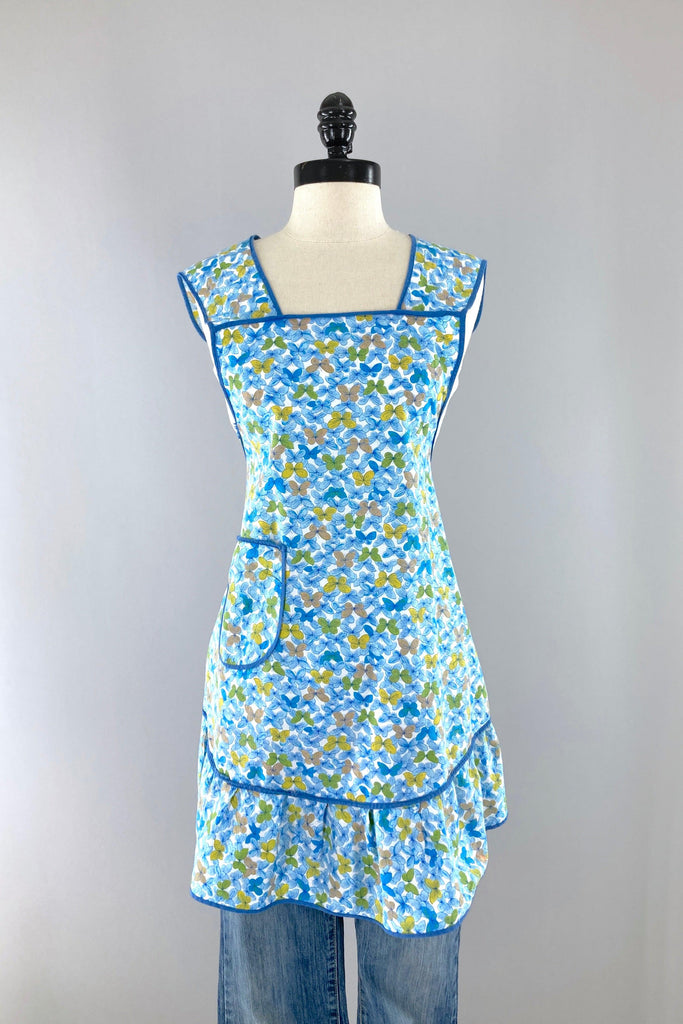 GOOD PRINT 60's〜 VINTAGE WORK APRON USA new Vintage 60s Union Made Sears Work Wear Selvedge Denim