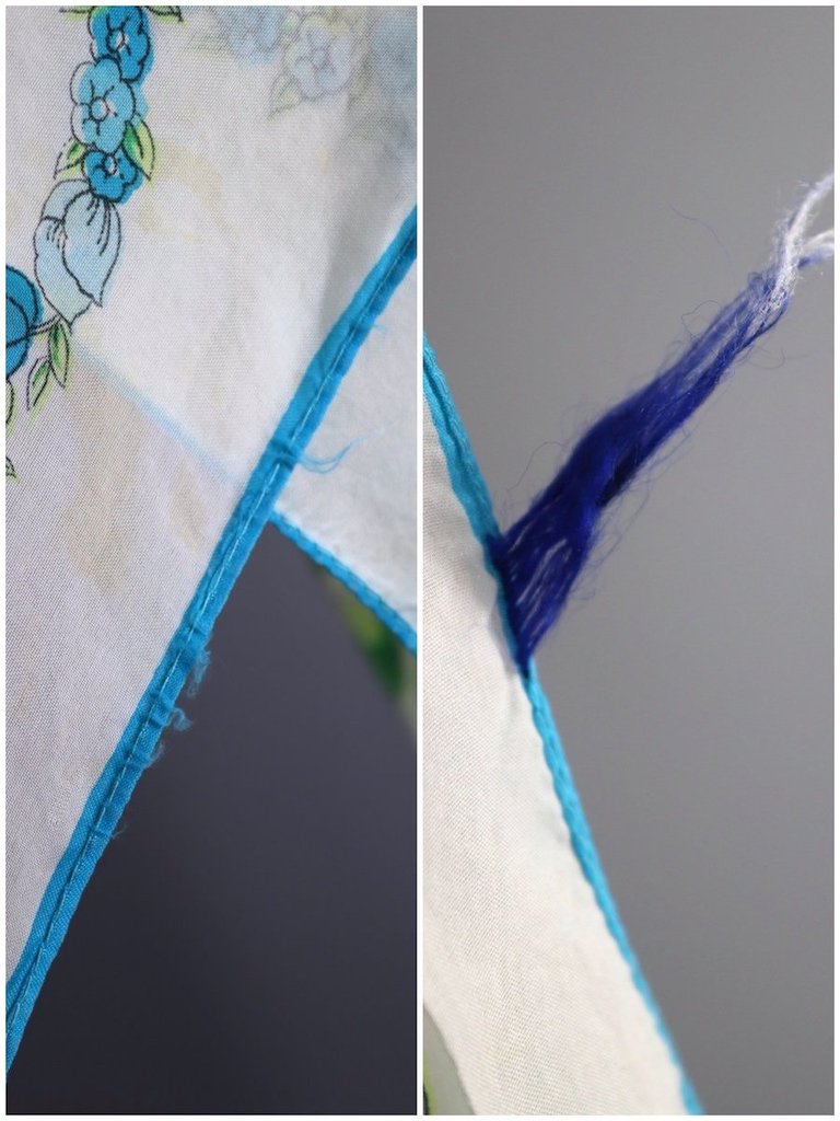 Vintage Aqua Rose Silk Scarf-ThisBlueBird - Modern Vintage