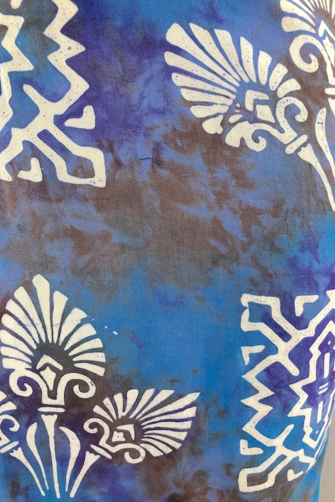 Vintage Bali Batik Wrap Skirt-ThisBlueBird - Modern Vintage