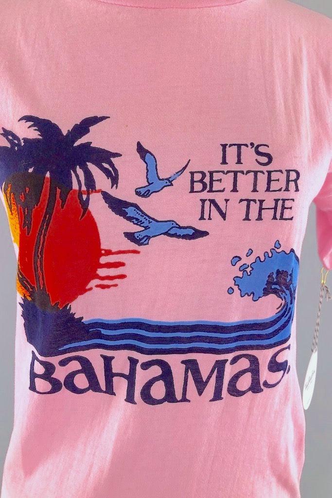 Vintage Better in the Bahamas T-Shirt-ThisBlueBird
