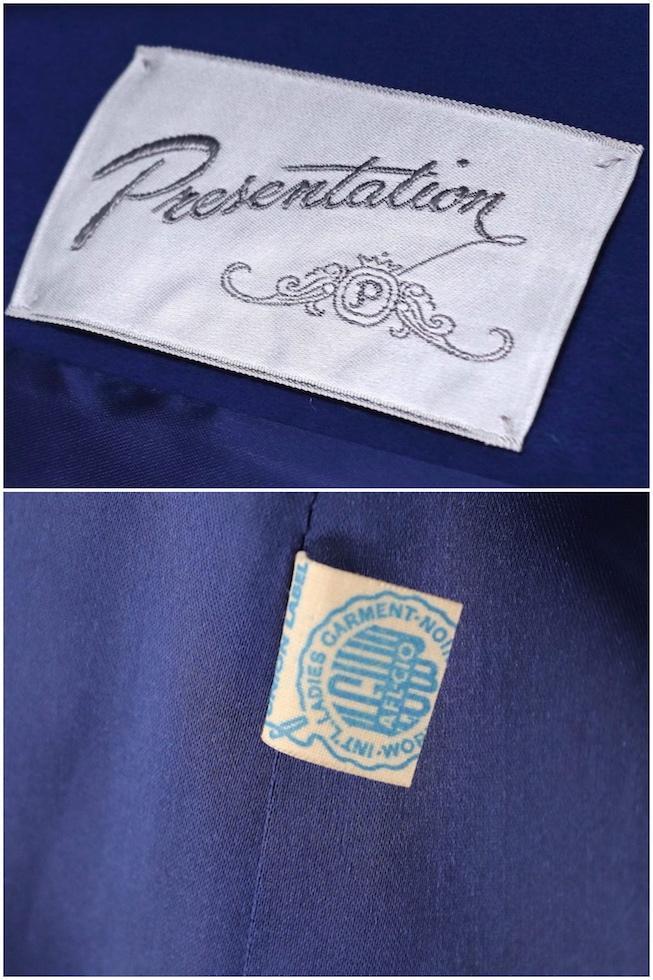 Vintage 1960s Blue Cashmere Wool Coat - ThisBlueBird