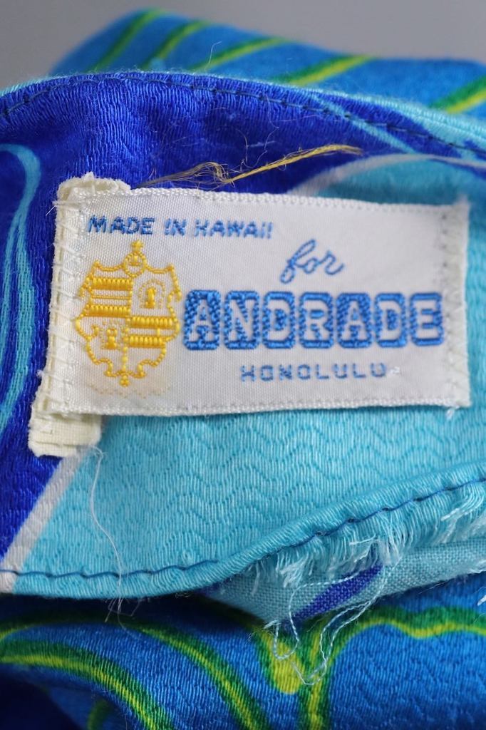 Vintage 1960s Hawaiian Floral Tunic-ThisBlueBird - Modern Vintage