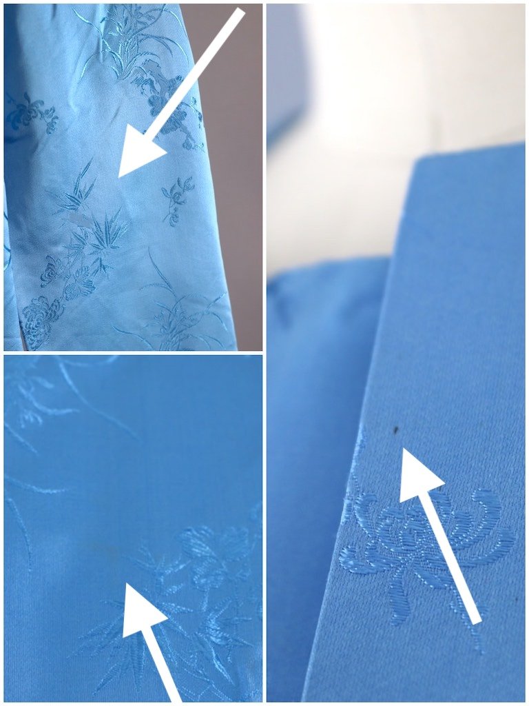 Vintage 1960s Blue Satin Dress and Jacket Set-ThisBlueBird - Modern Vintage