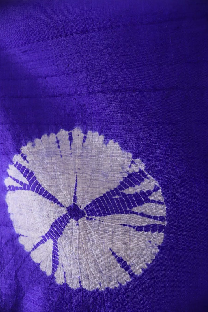 Vintage Blue Shibori Silk Kimono Cardigan-ThisBlueBird - Modern Vintage