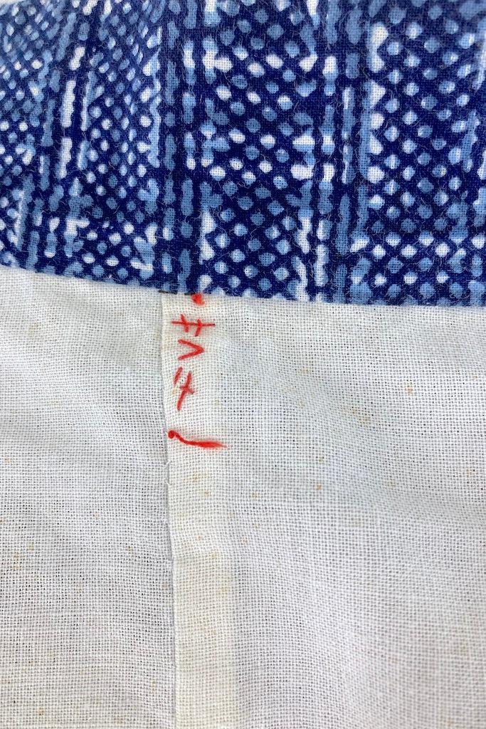 Vintage Blue & White Cotton Yukata Kimono-ThisBlueBird