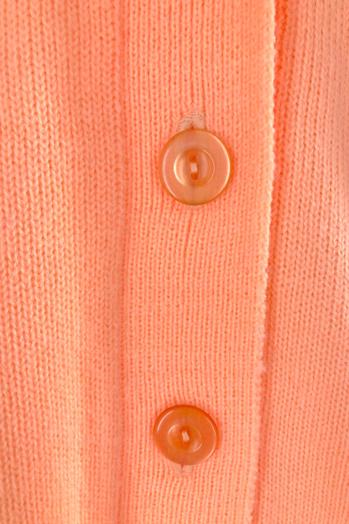 Vintage Bright Orange Spring Sweater Vest-ThisBlueBird