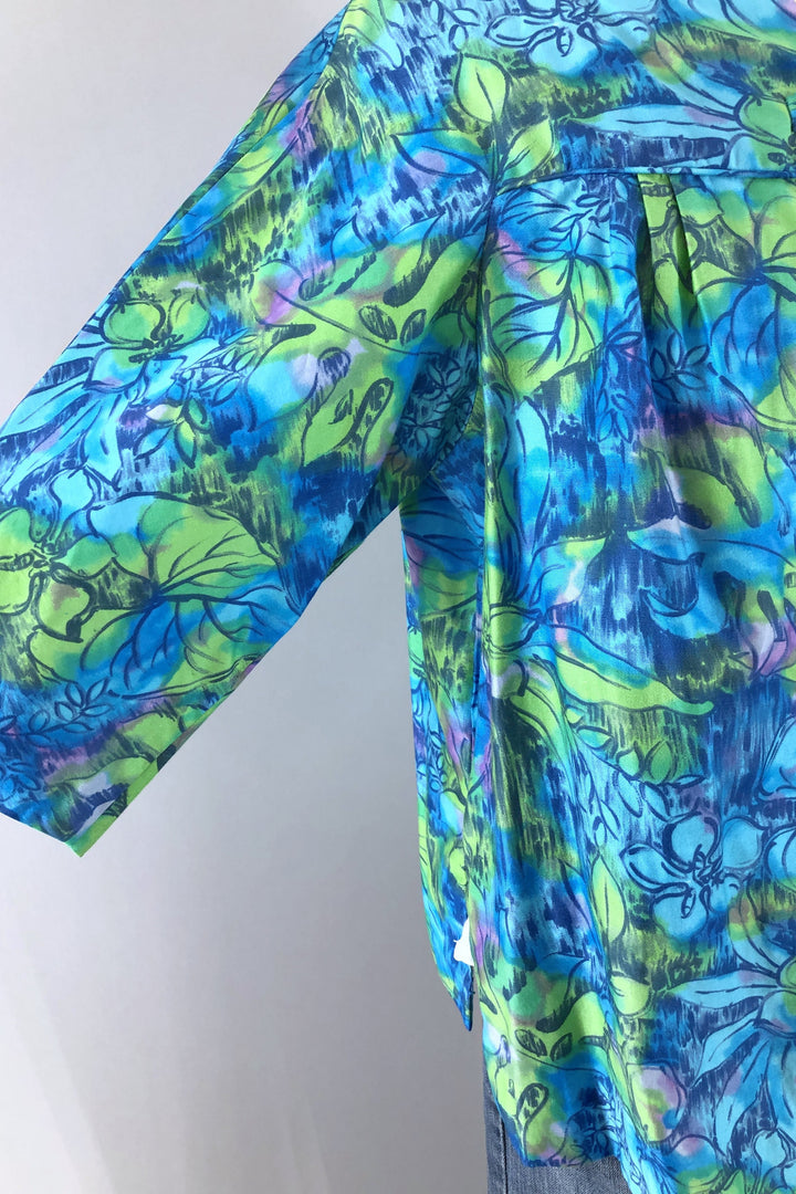Vintage Cathay Hawaiian Tunic-ThisBlueBird - Modern Vintage