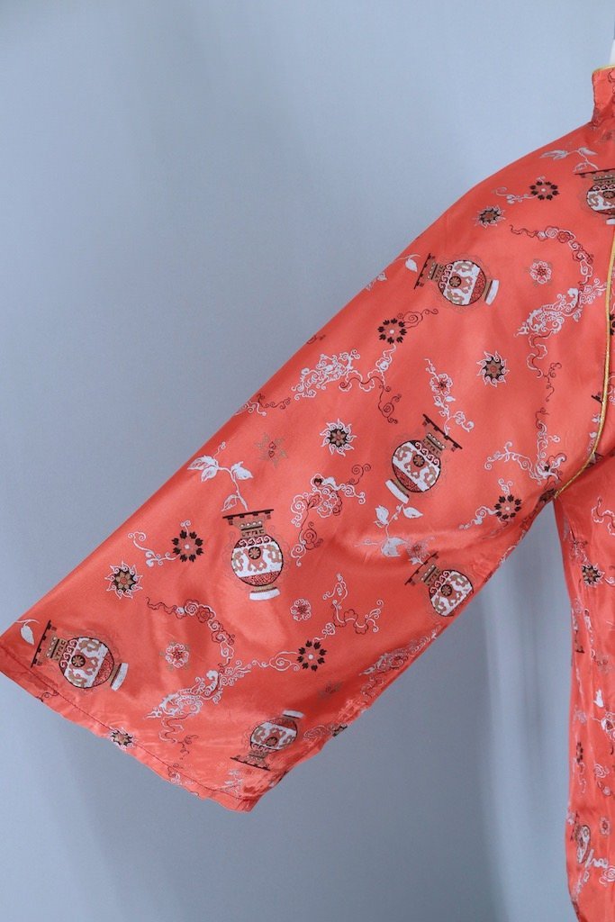 Vintage Chinoiserie Tunic Blouse-ThisBlueBird - Modern Vintage