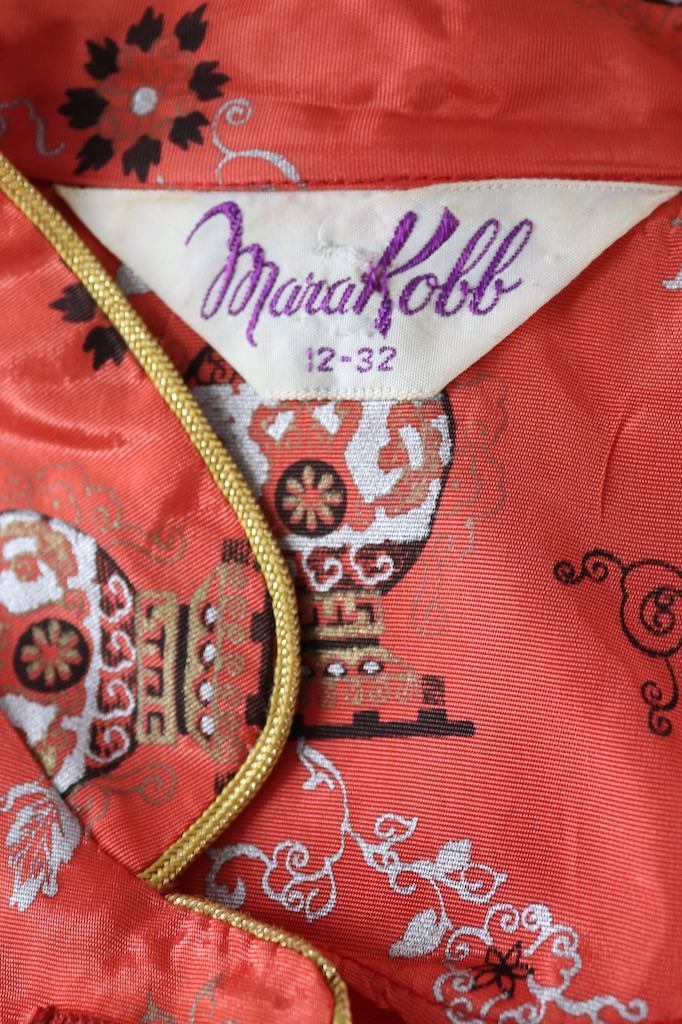 Vintage Chinoiserie Tunic Blouse-ThisBlueBird - Modern Vintage