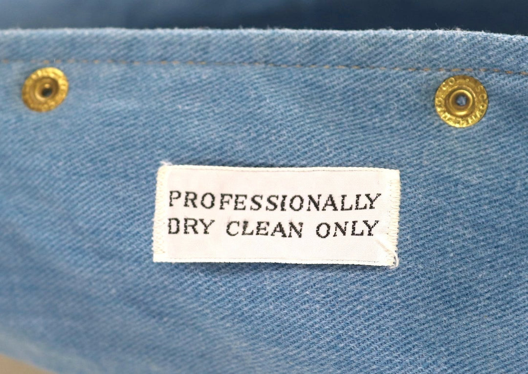 Vintage 1970s Denim Jacket with Braided Trim-ThisBlueBird