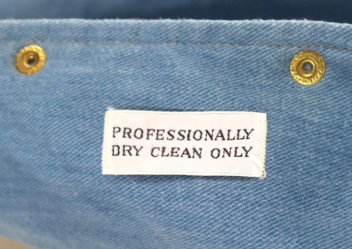 Vintage 1970s Denim Jacket with Braided Trim-ThisBlueBird