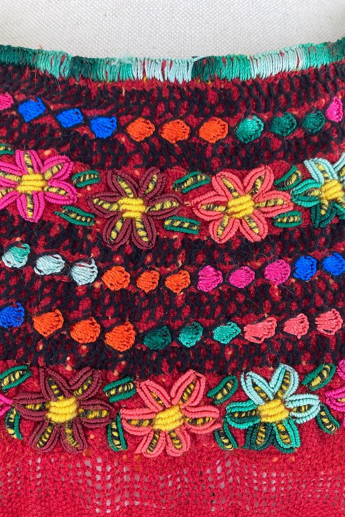 Vintage Embroidered Cotton Tunic-ThisBlueBird