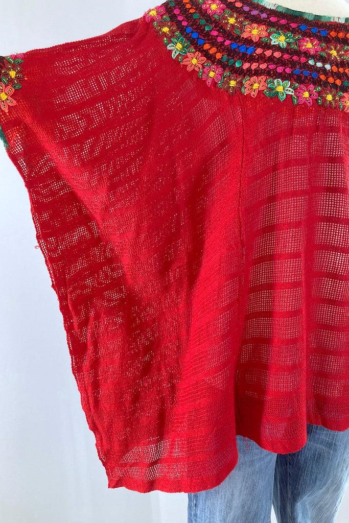 Vintage Embroidered Cotton Tunic-ThisBlueBird